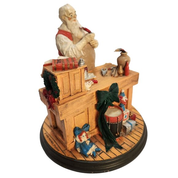 Rockwell Heirloom Santa's Workshop by Rhodes Studios Retired 1990 No Box - Picture 3 of 11